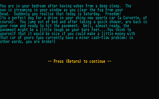 Fast Lane atari screenshot
